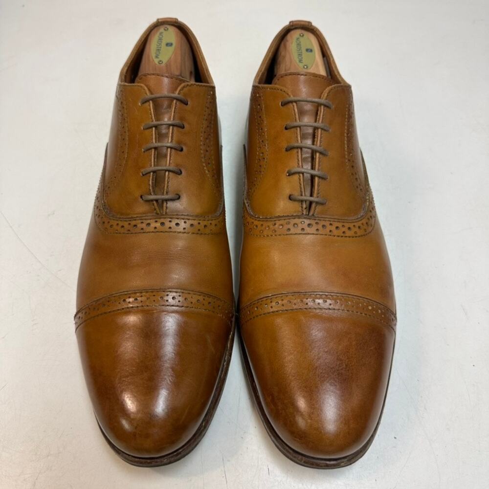 VGUC Rancourt & Co.Bartlett Oxford Burnished Tan Calf Made in Maine USA 11 D